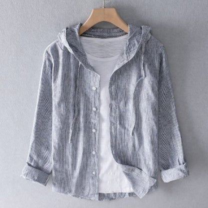 Ava Unisex Hoodie | Gossamer Linen, Effortless Style 9