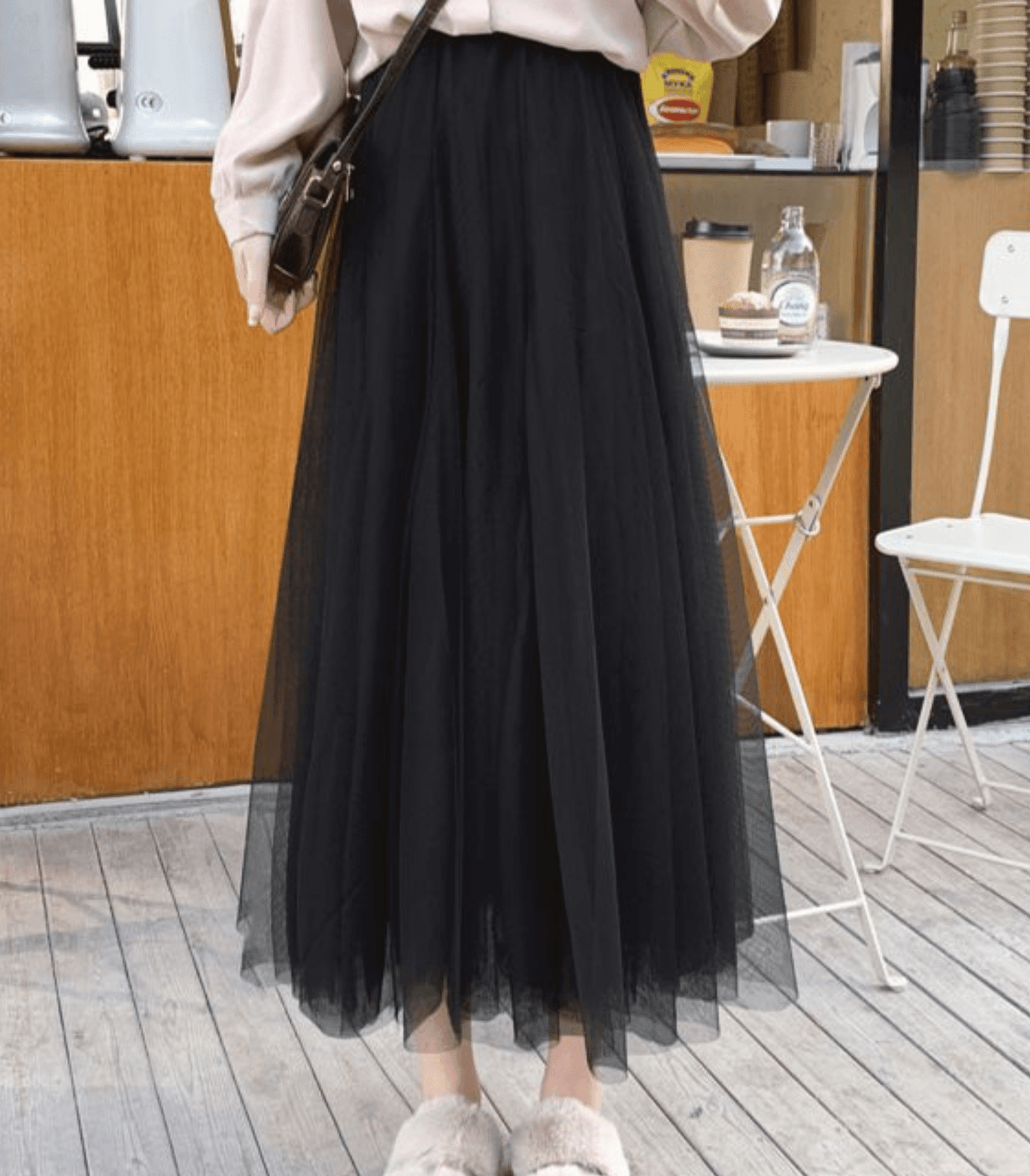 Ava Women's Ankle-Length Skirt | High Waist, Timeless Elegance 0