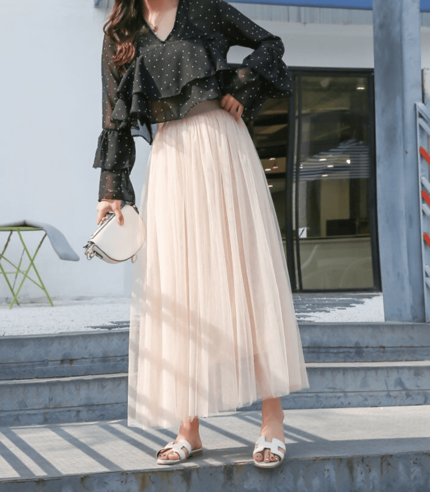 Ava Women's Ankle-Length Skirt | High Waist, Timeless Elegance 5