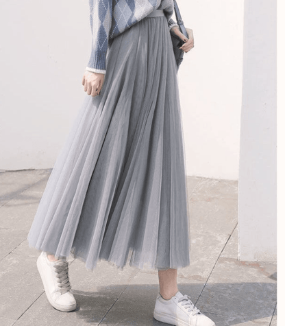 Ava Women's Ankle-Length Skirt | High Waist, Timeless Elegance 6