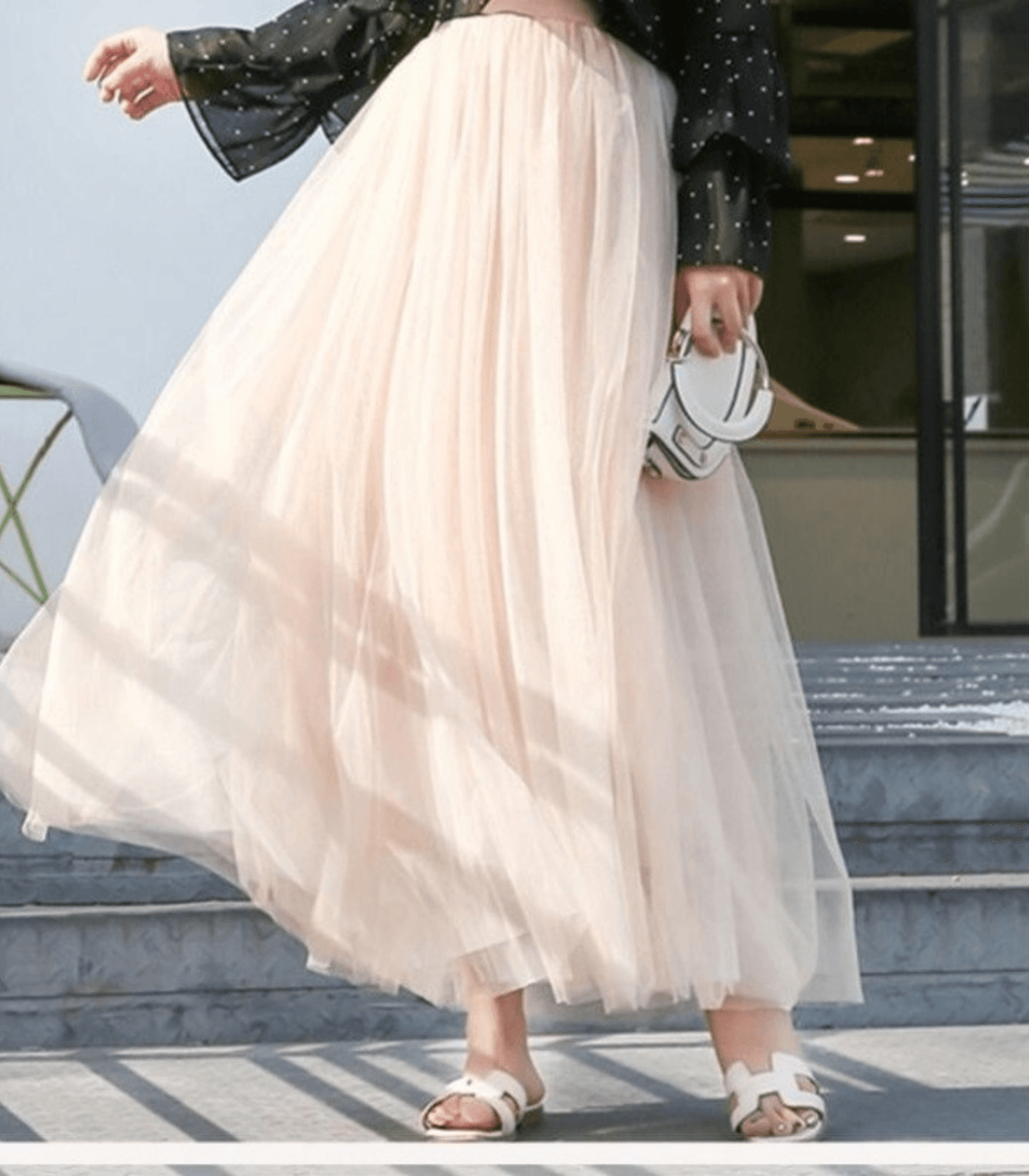 Ava Women's Ankle-Length Skirt | High Waist, Timeless Elegance 8