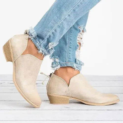 Ava Women's Ankle Boots | High-Quality Slip-On Design 0
