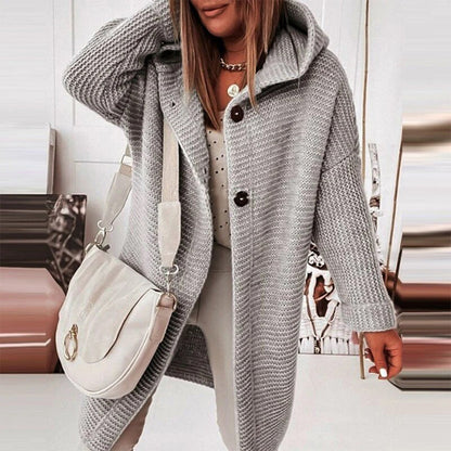 Ava Women's Cardigan | Cozy Hooded Design 4