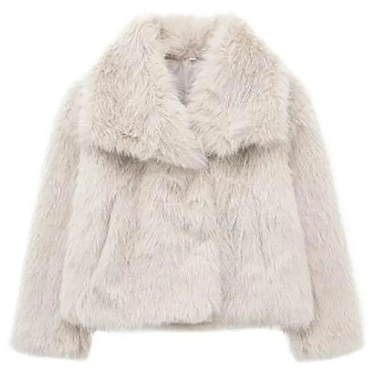 Ava Women's Faux Fur Jacket | Chic Winter Layer 6