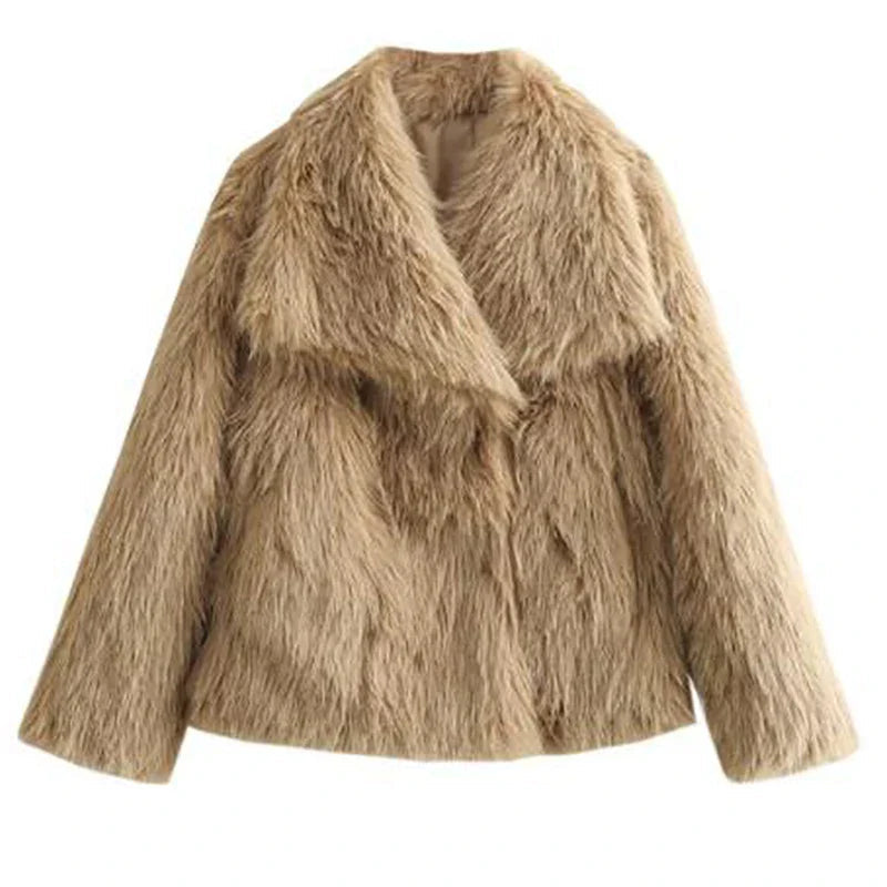 Ava Women's Faux Fur Jacket | Chic Winter Layer 8