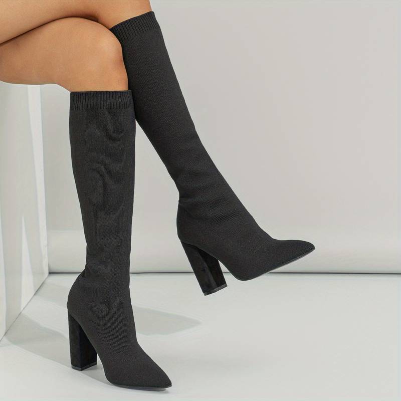 Ava Women's Knee-High Boots | Elegant High Heel, Versatile Styling 0