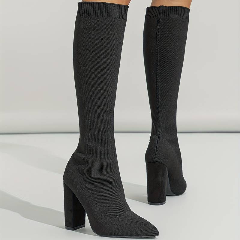 Ava Women's Knee-High Boots | Elegant High Heel, Versatile Styling 2