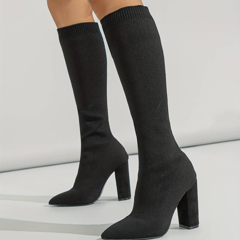 Ava Women's Knee-High Boots | Elegant High Heel, Versatile Styling 3