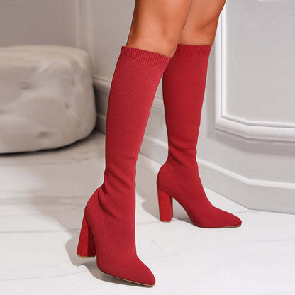 Ava Women's Knee-High Boots | Elegant High Heel, Versatile Styling 4