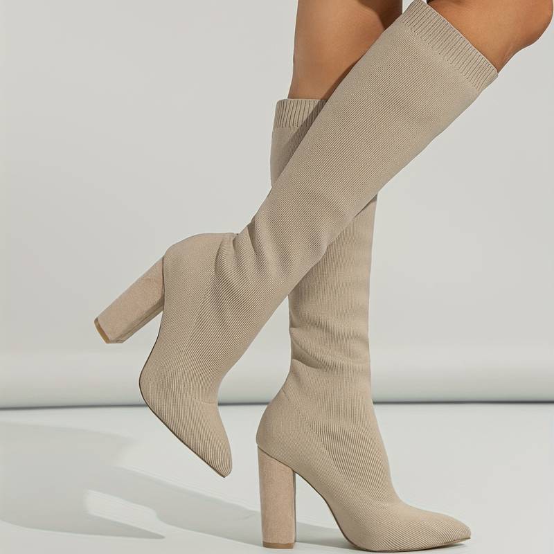 Ava Women's Knee-High Boots | Elegant High Heel, Versatile Styling 6