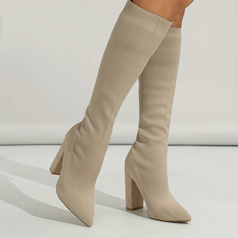 Ava Women's Knee-High Boots | Elegant High Heel, Versatile Styling 7