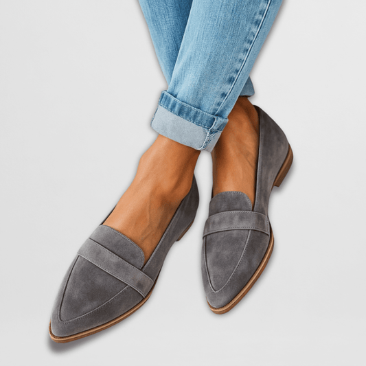 Ava Women's Loafers | Suede, Pointed Toe Design 1