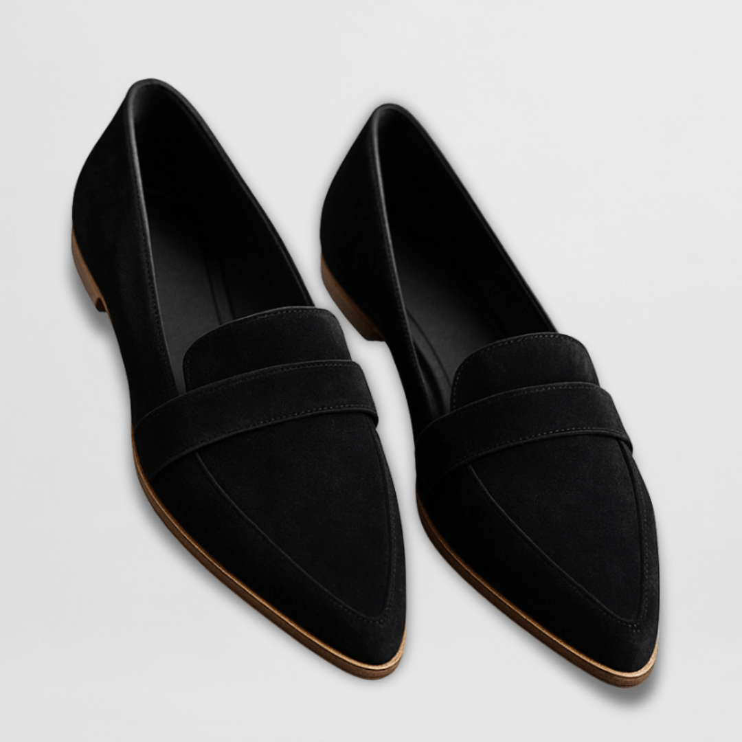 Ava Women's Loafers | Suede, Pointed Toe Design 2