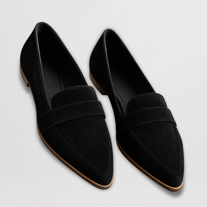 Ava Women's Loafers | Suede, Pointed Toe Design 2