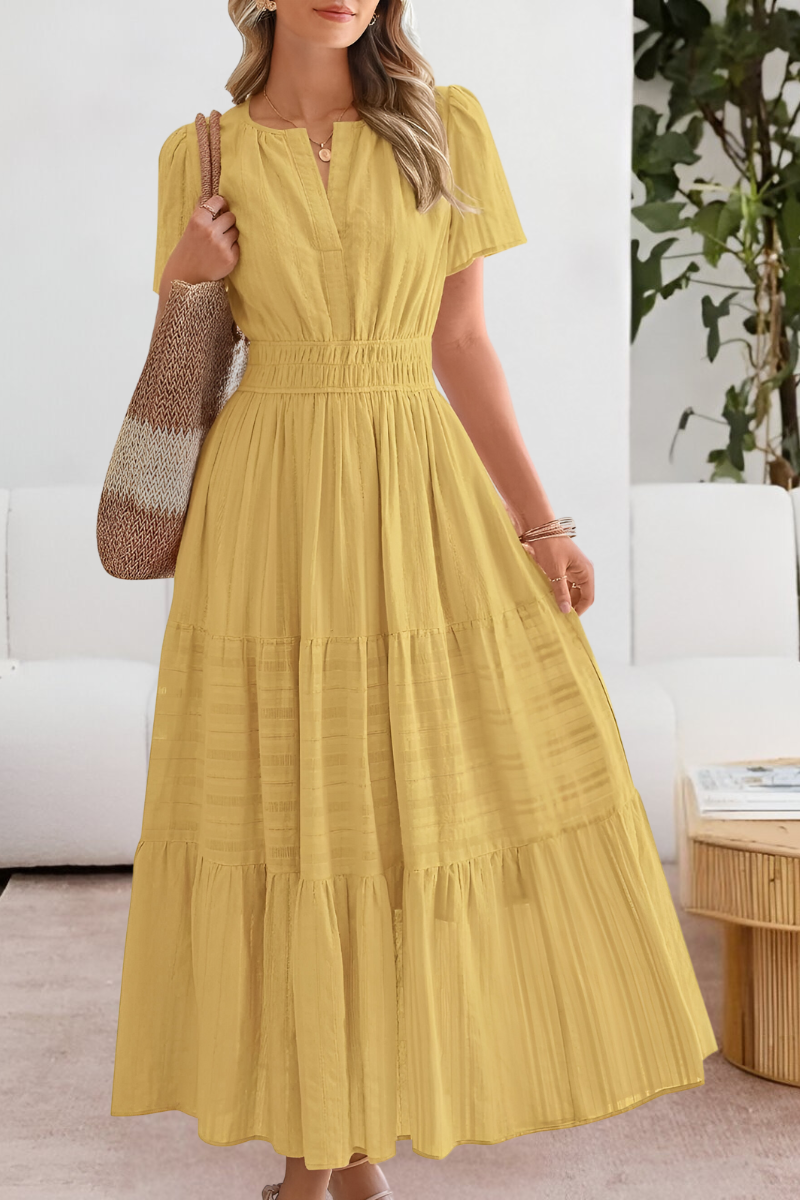 Ava Women's Midi Dress | Cotton Blend, Summer Boho Style 0