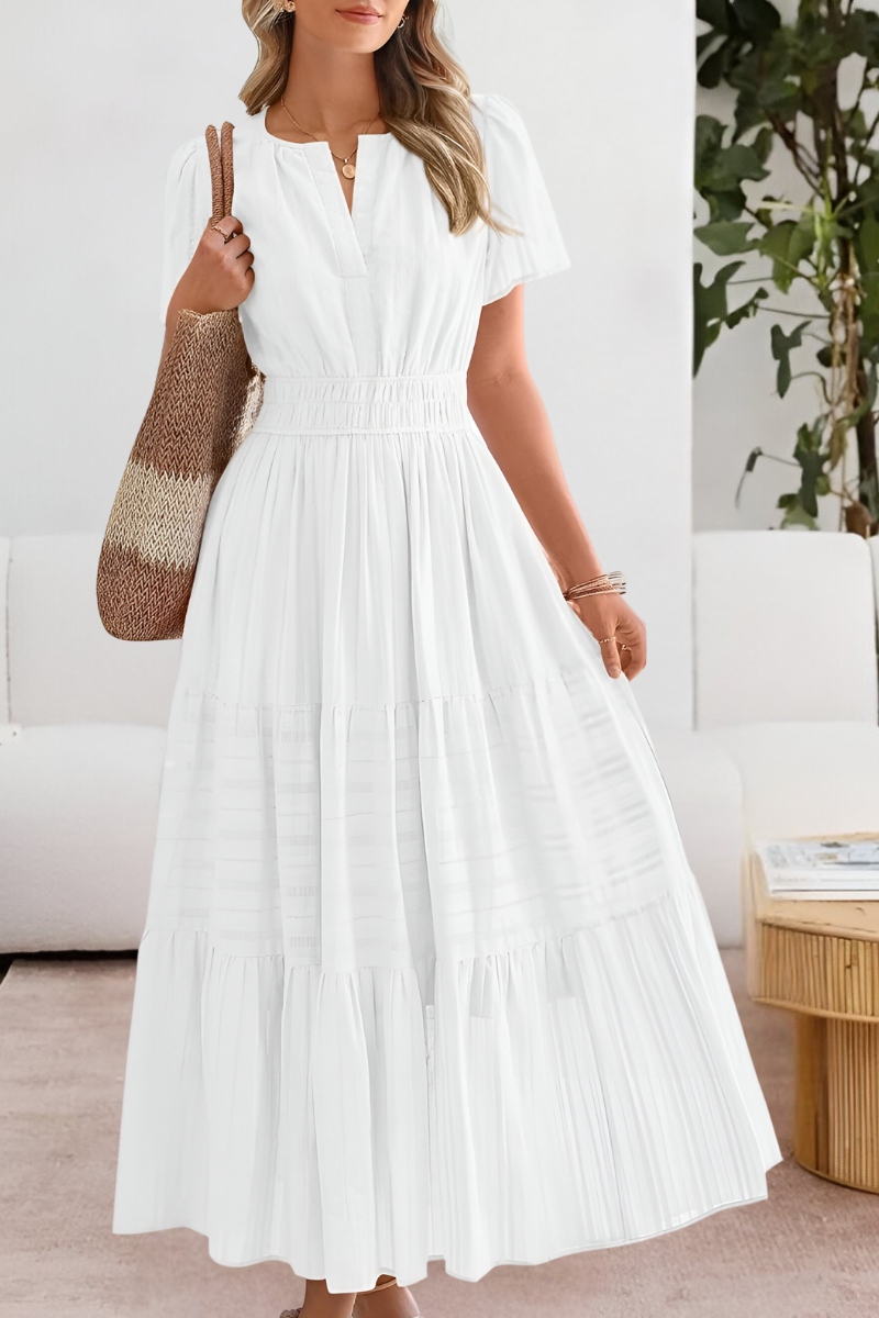 Ava Women's Midi Dress | Cotton Blend, Summer Boho Style 4