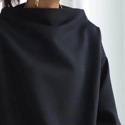 Ava Women's Turtleneck Sweater | Classic Black, Cozy Fit 3
