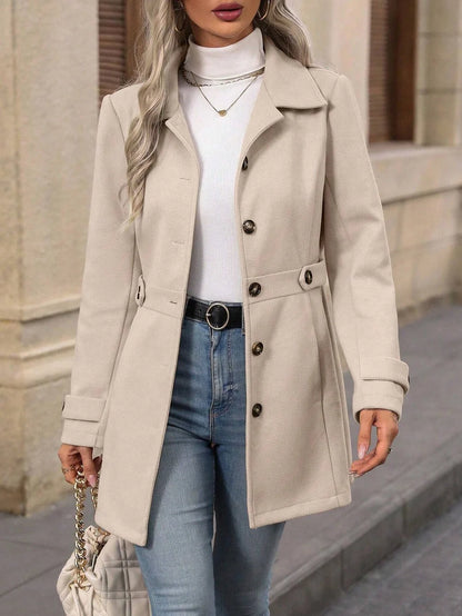 Aveline Women's Trench Coat | Tailored Fit, Adjustable Belt, Lightweight 4