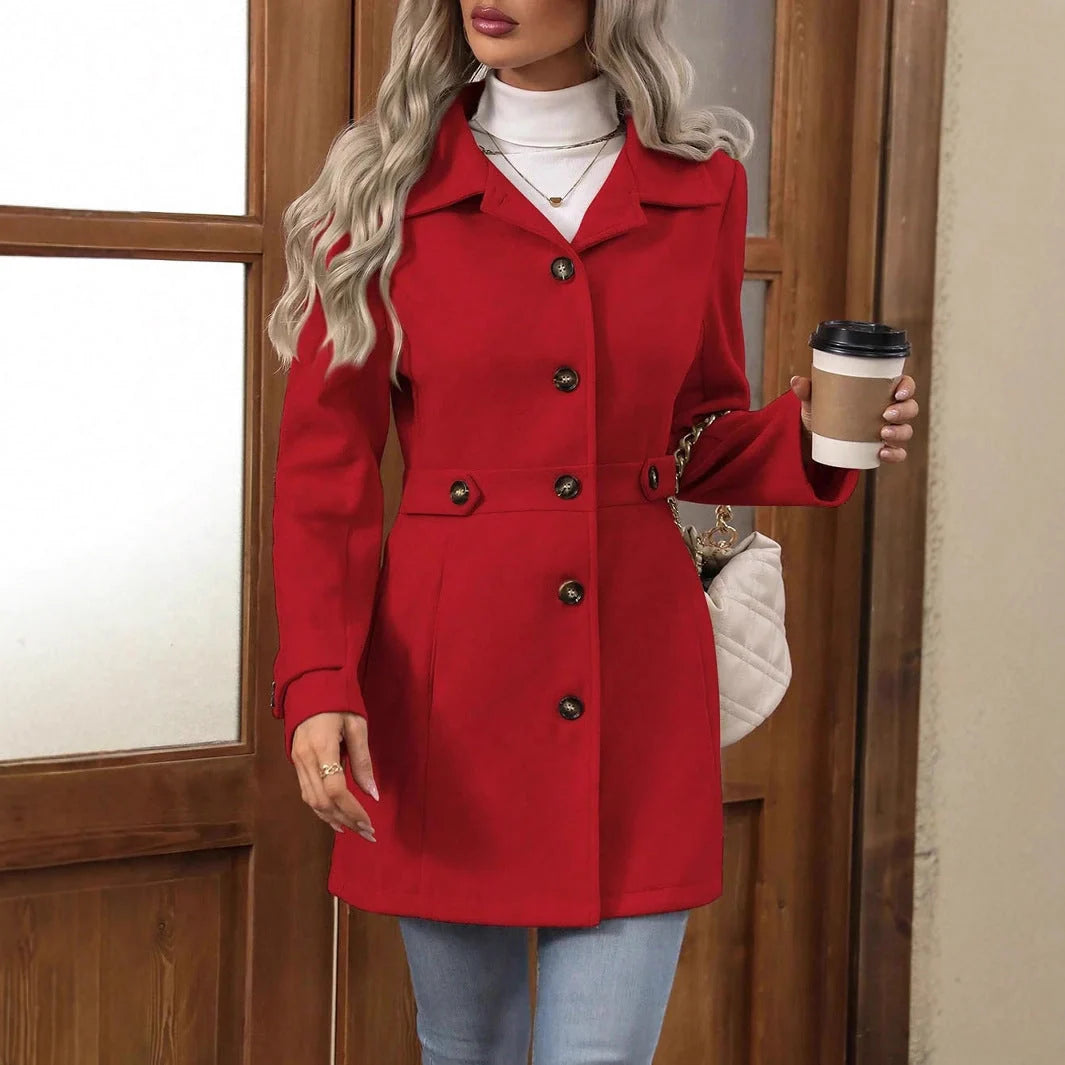 Aveline Women's Trench Coat | Tailored Fit, Adjustable Belt, Lightweight 8