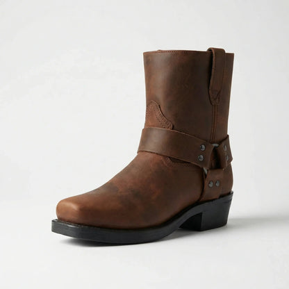 Avery Men's Cowboy Boots | Classic Western Design, Studded Strap 0