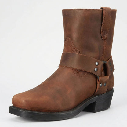 Avery Men's Cowboy Boots | Classic Western Design, Studded Strap 2