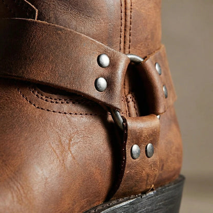 Avery Men's Cowboy Boots | Classic Western Design, Studded Strap 3
