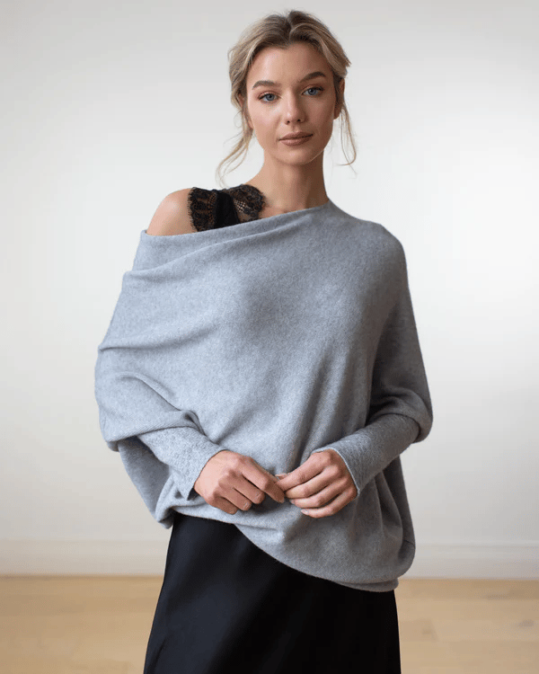 Bela Women's Sweater | Cozy Off-Shoulder Design, Relaxed Fit 0