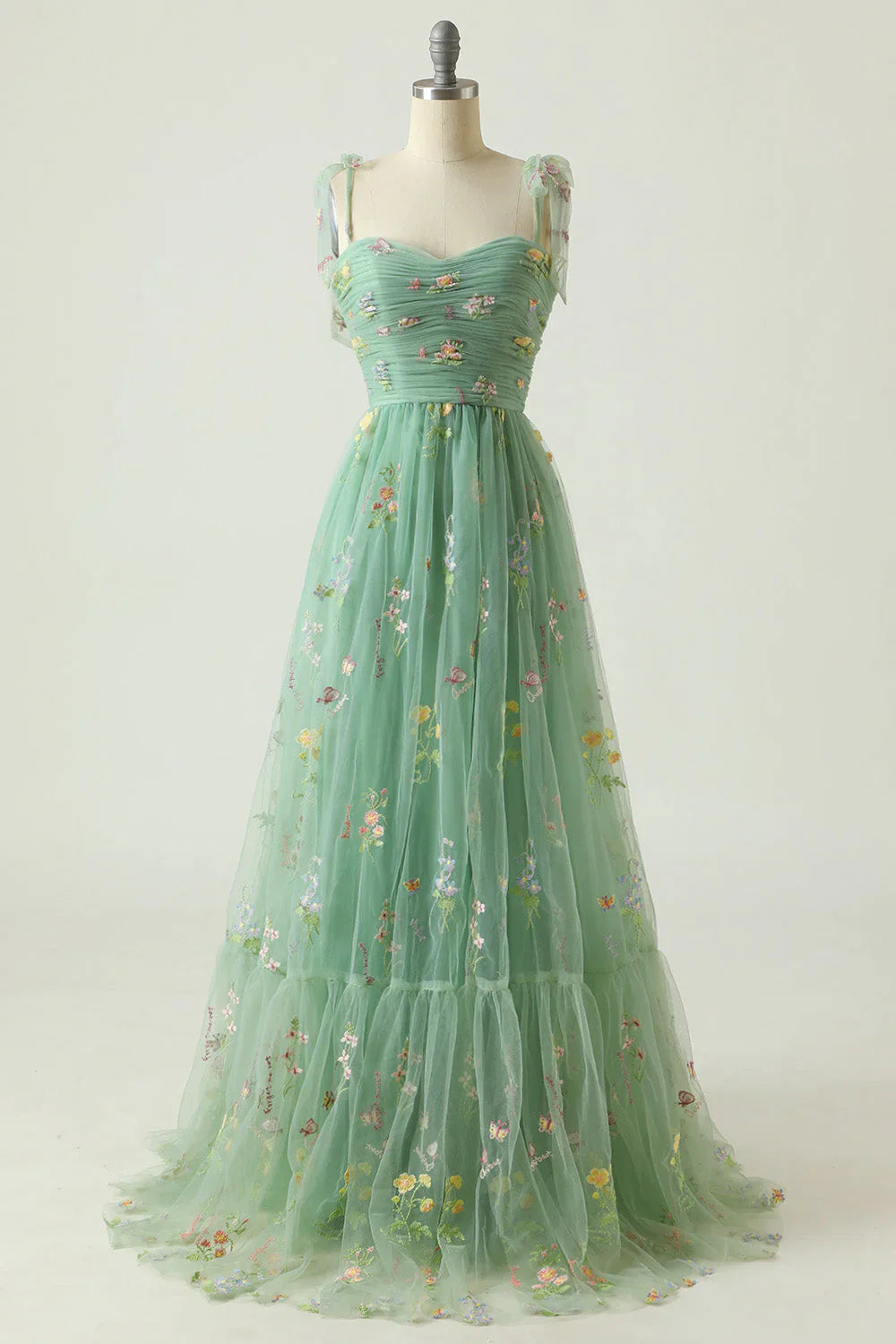 Bella Women's Ball Gown | Embroidered Tulle, Elegant Design 0
