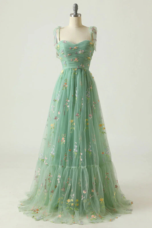 Bella Women's Ball Gown | Embroidered Tulle, Elegant Design 0