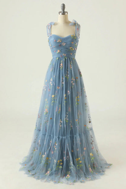 Bella Women's Ball Gown | Embroidered Tulle, Elegant Design 12