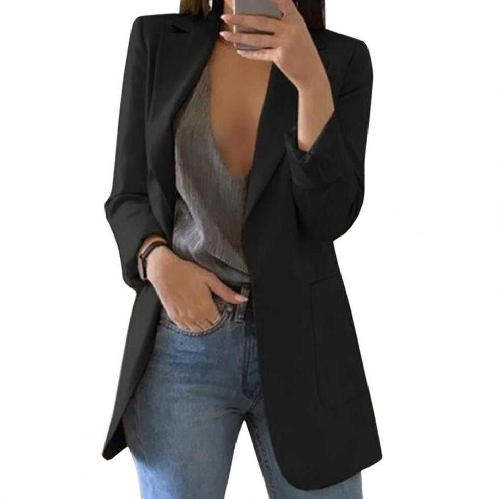 Bella Women's Black Blazer | Structured Fit, Versatile Styling 0