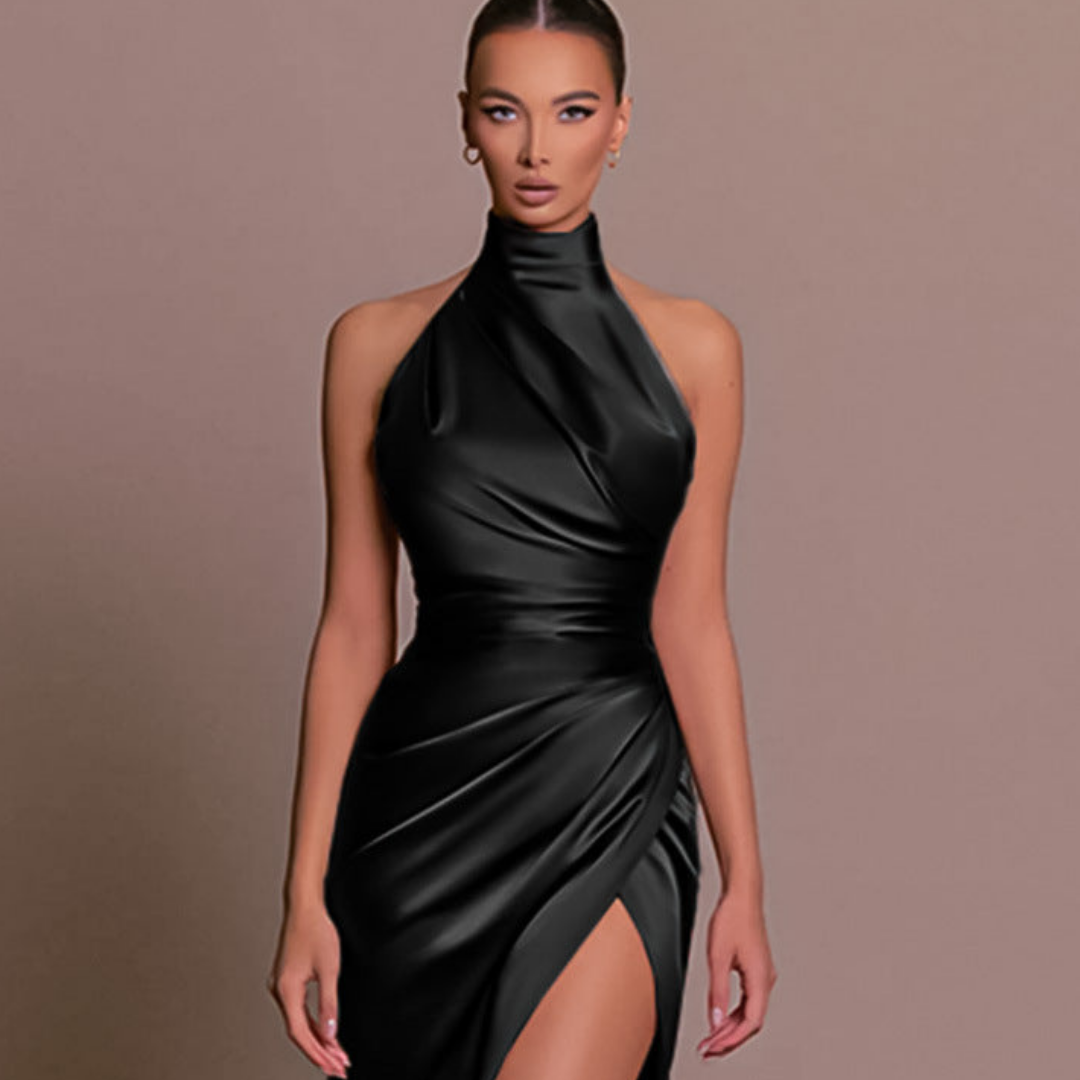 Bella Women's Bodycon Dress | Elegant Sleeveless Design, Formal Cocktail 0