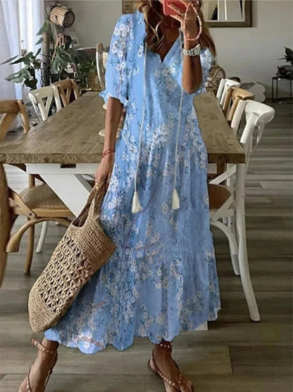 Bella Women's Boho Dress | Lightweight Fabric, A-Line Silhouette 13