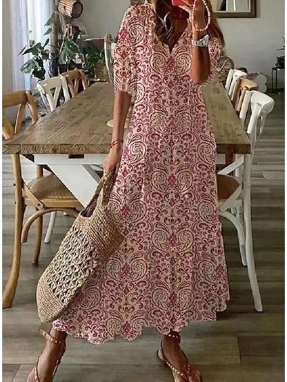 Bella Women's Boho Dress | Lightweight Fabric, A-Line Silhouette 4