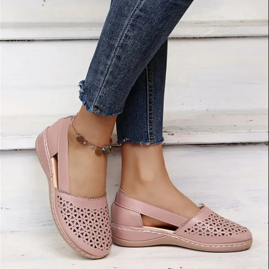 Bella Women's Cutout Shoes | Breathable Slip-On Design 0