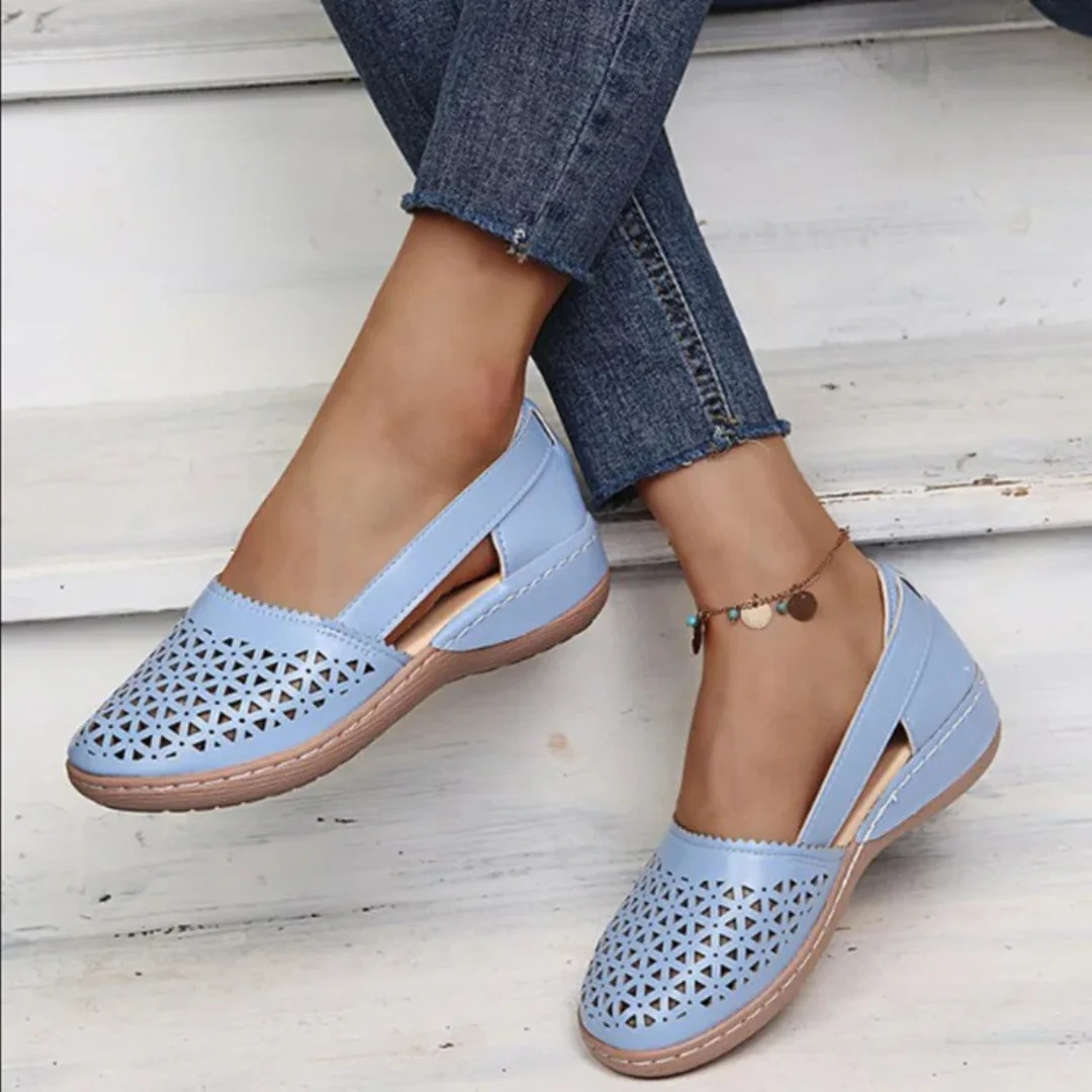 Bella Women's Cutout Shoes | Breathable Slip-On Design 1