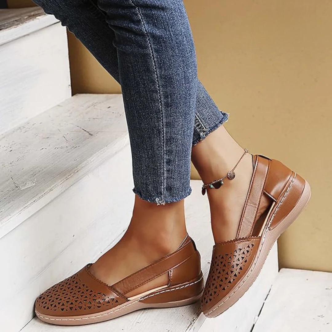 Bella Women's Cutout Shoes | Breathable Slip-On Design 4