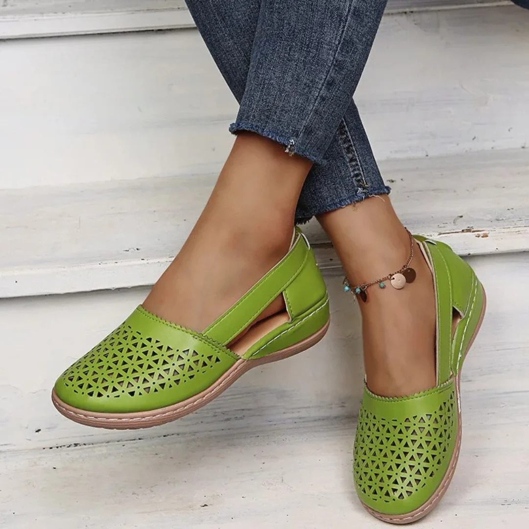 Bella Women's Cutout Shoes | Breathable Slip-On Design 5