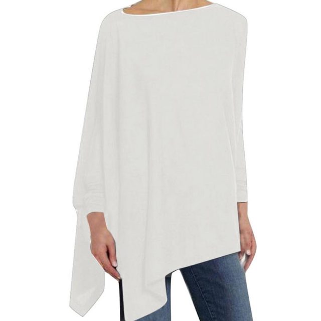 Bella Women's Going Out Top | Chic Boat Neck, Asymmetrical Design 6