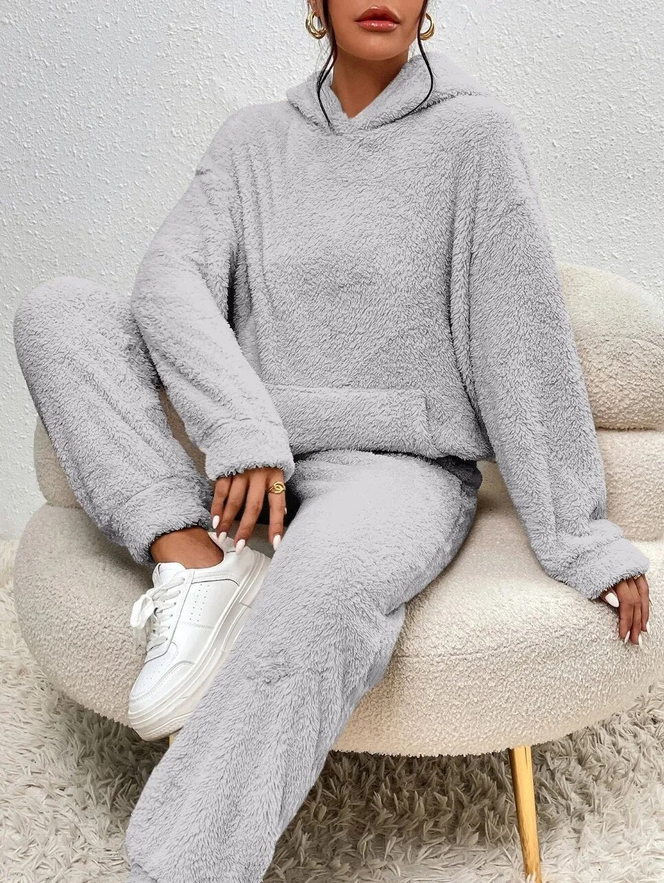 Bella Women's Lounge Tracksuit | Soft Plush Fabric 5