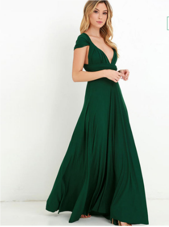 Bella Women's Maxi Dress | Backless Wrap Design 9