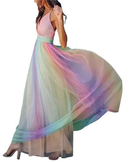 Bella Women's Maxi Dress | Vibrant V-Neck, Flattering Fit 2