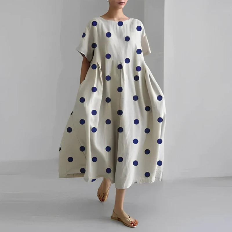 Bella Women's Midi Dress | Flowing Floral Design 5
