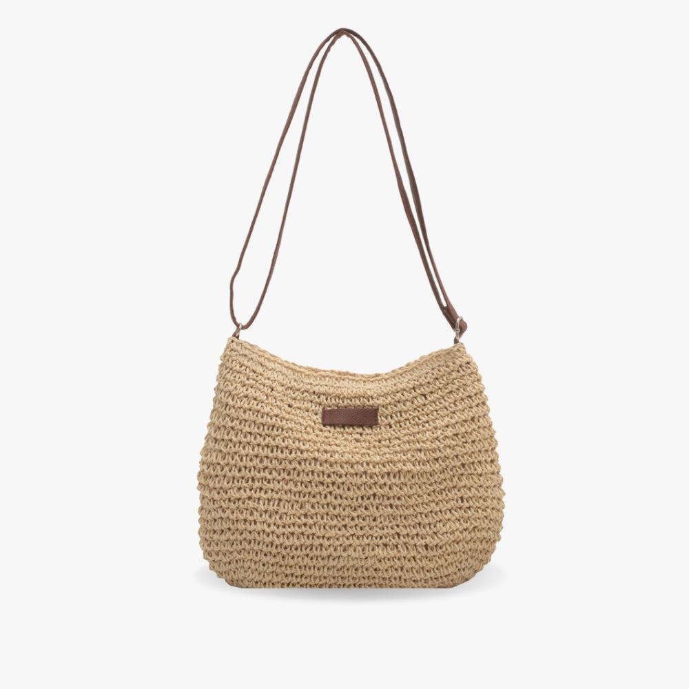 Bella Women's Shoulder Bag | Woven Design, Spacious Interior 0