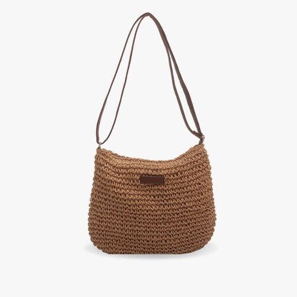 Bella Women's Shoulder Bag | Woven Design, Spacious Interior 7