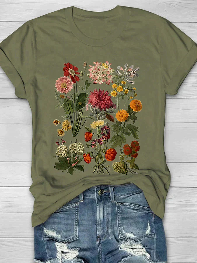 Bella Women's T-Shirt | Floral Print, Summer Style 1