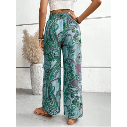 Bella Women's Trousers | Boho Style, Wide Leg 2