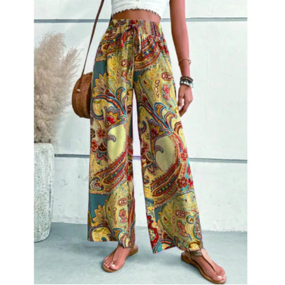 Bella Women's Trousers | Boho Style, Wide Leg 7