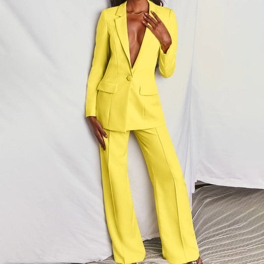 Bella Women's Two-Piece Set | Modern Blazer and Trousers 0