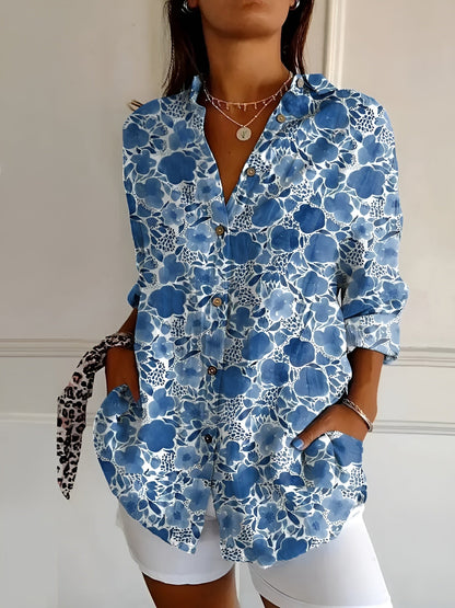 Bella Women's White Blouse | Button Down, Effortless Style 5